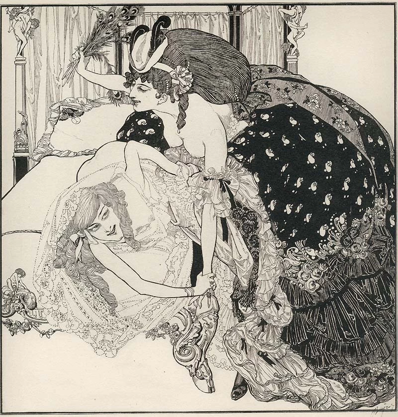 Franz von Bayros-15-Racconti alla toeletta 12